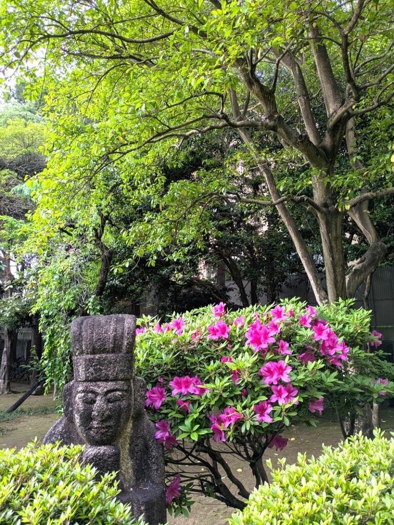 新緑とつつじ